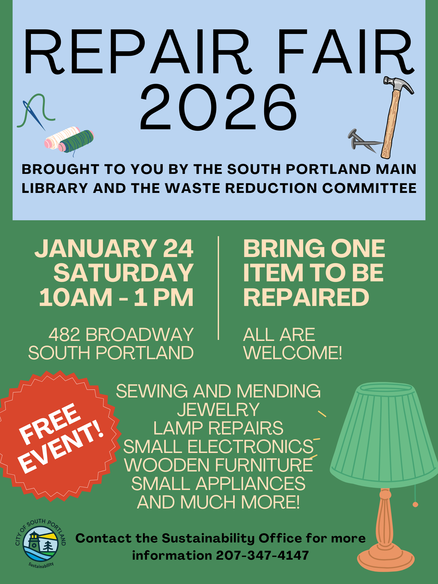 2026 Repair Fair Informational Flyer