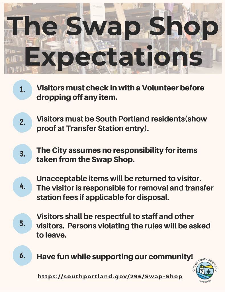 2026 Swap Shop Rules