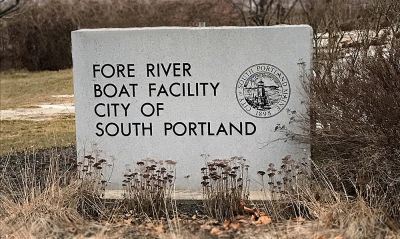 Fore River Boat Facility Sign